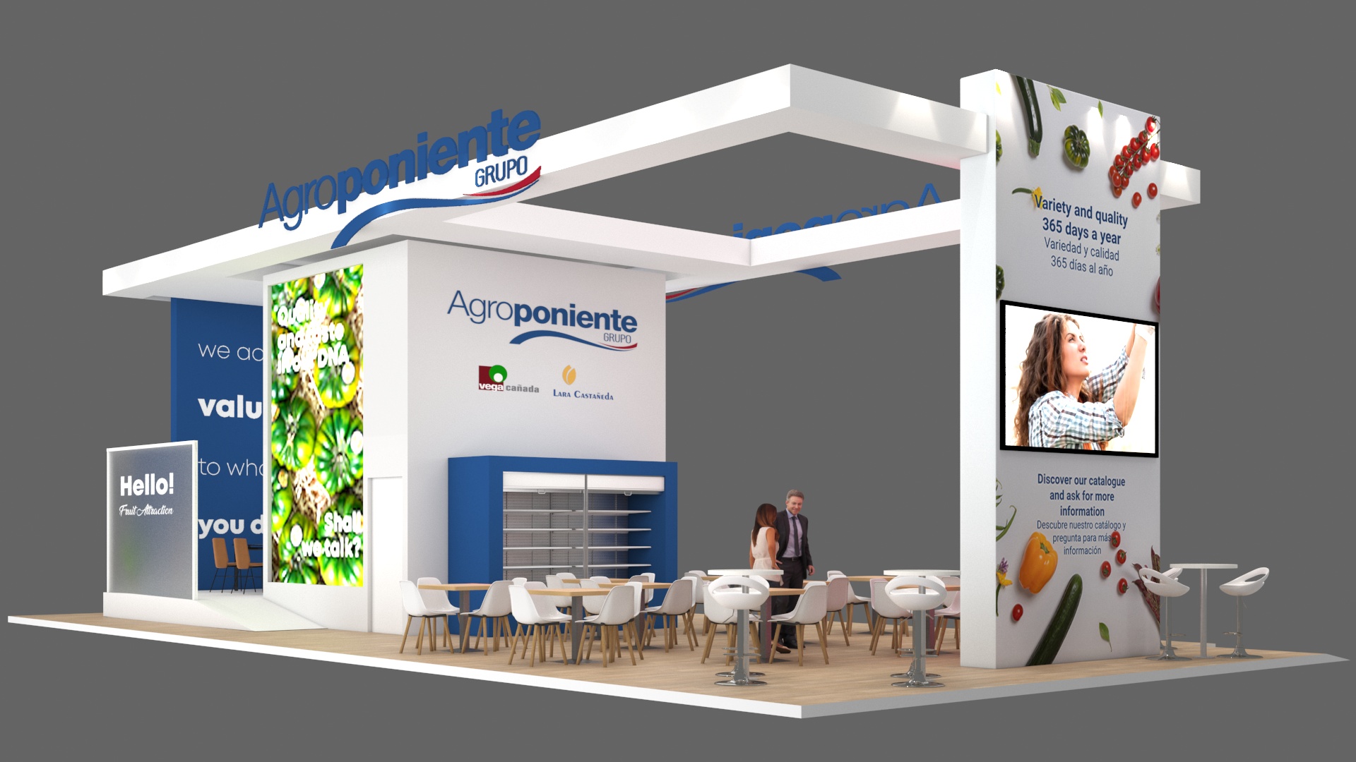 Stand 3D de Agroponiente para la feria Fruit Attraction 2019