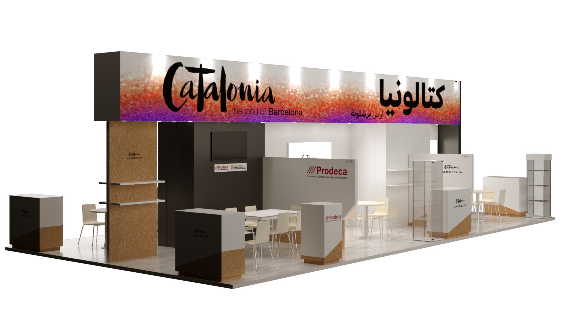 Stand 3D de Prodeca para la Feria Foodex Saudi