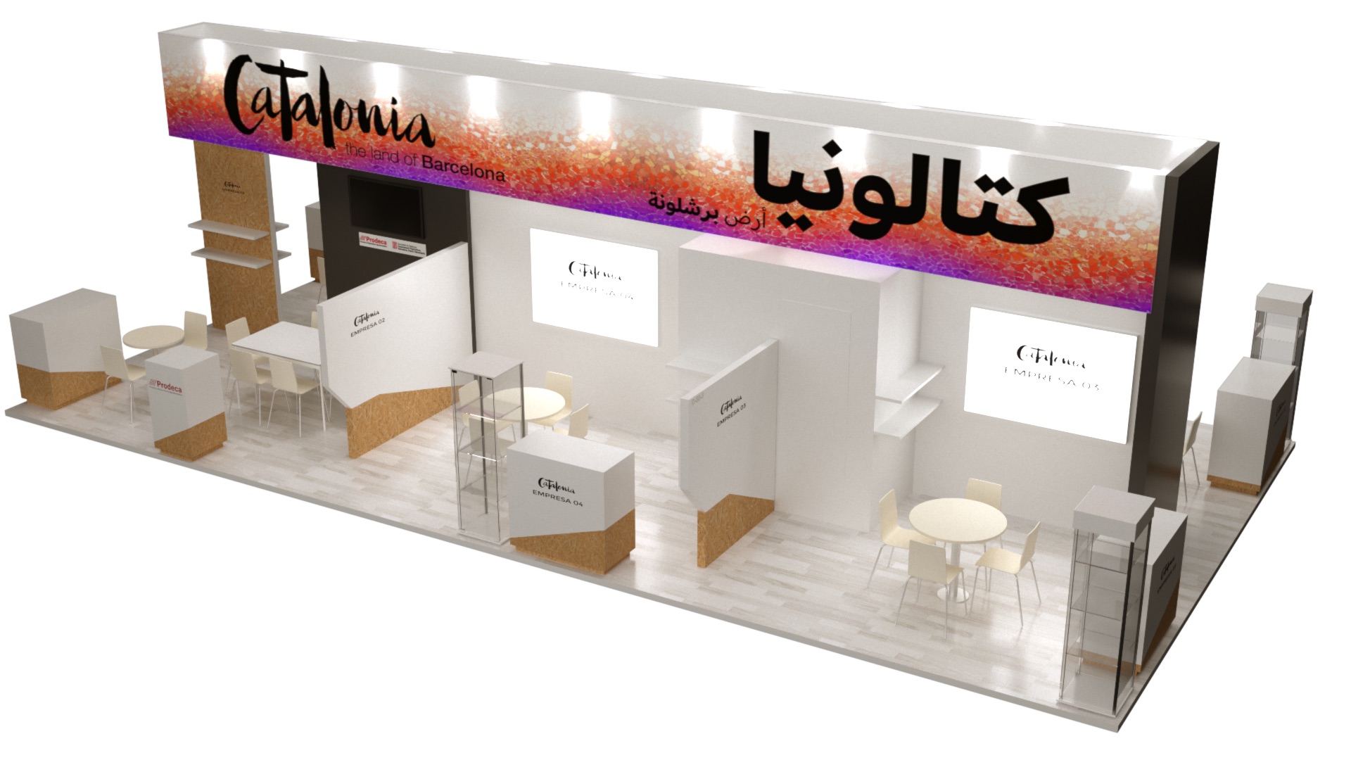 Stand 3D de Prodeca para la Feria Foodex Saudi