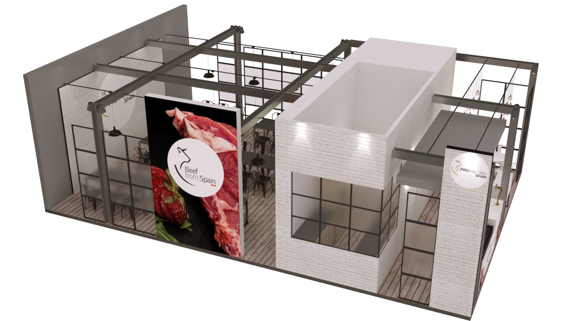 Stand 3D de Provacuno para la feria Meat 2019